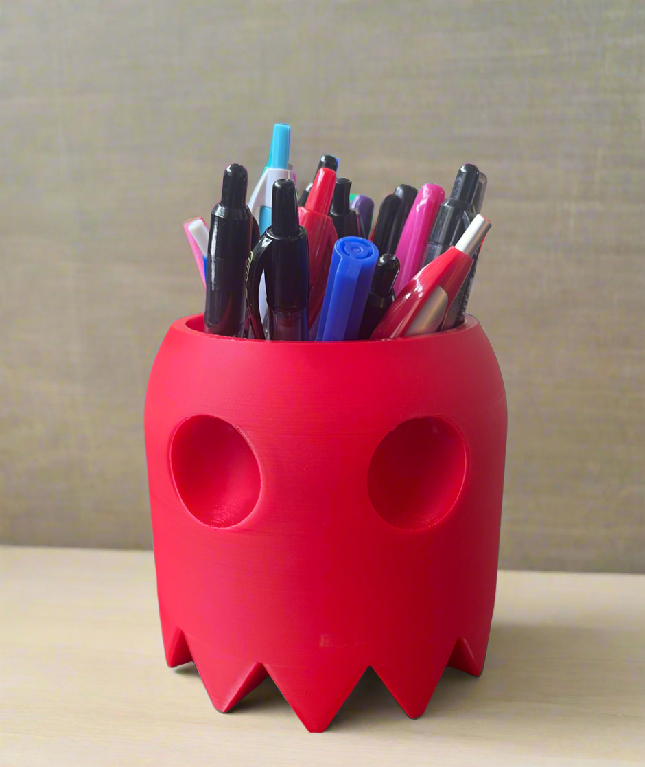 PAC Man Ghost Desktop Pen Holder
