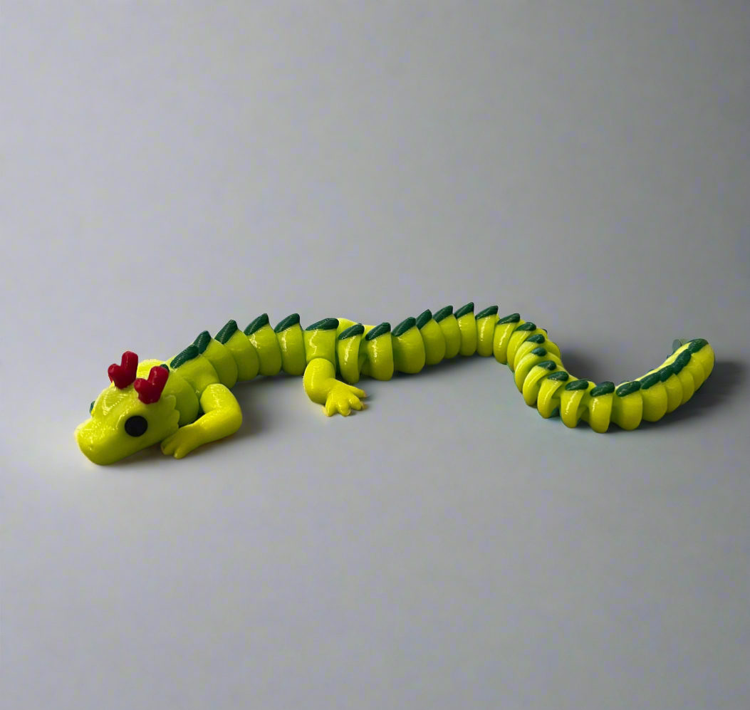 Mythical Majesty 3D Printed Baby Articulated Dragon