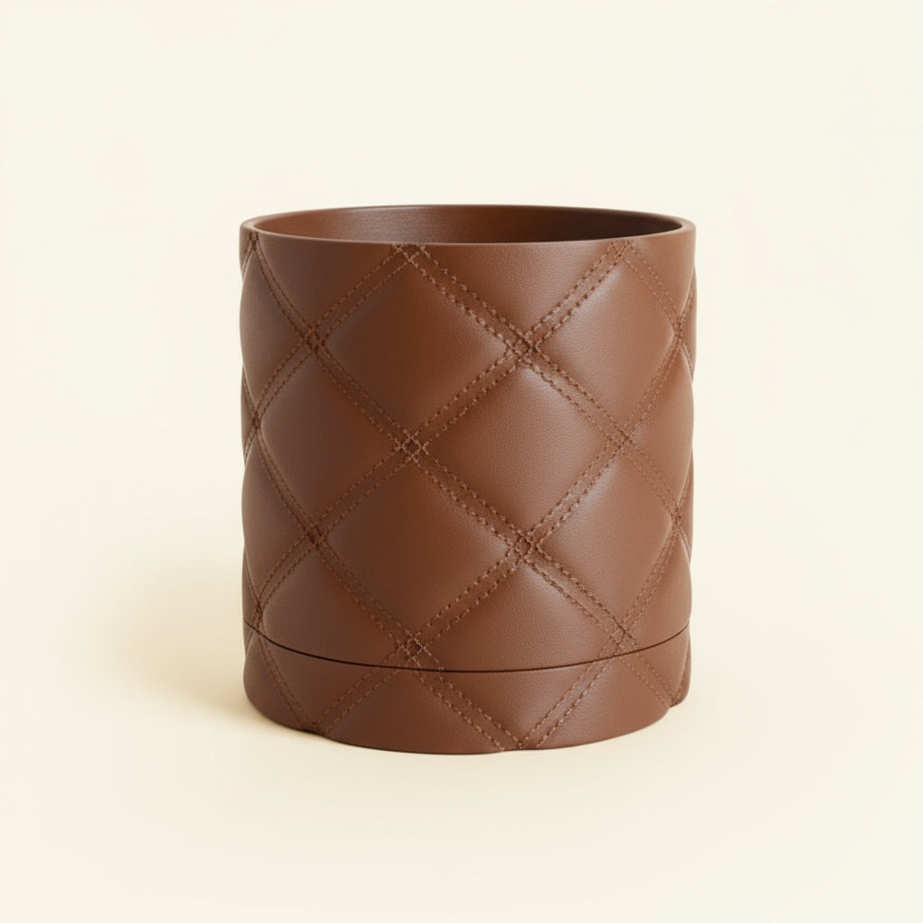 Gentle Stitch Planter with Hidden Drip Base