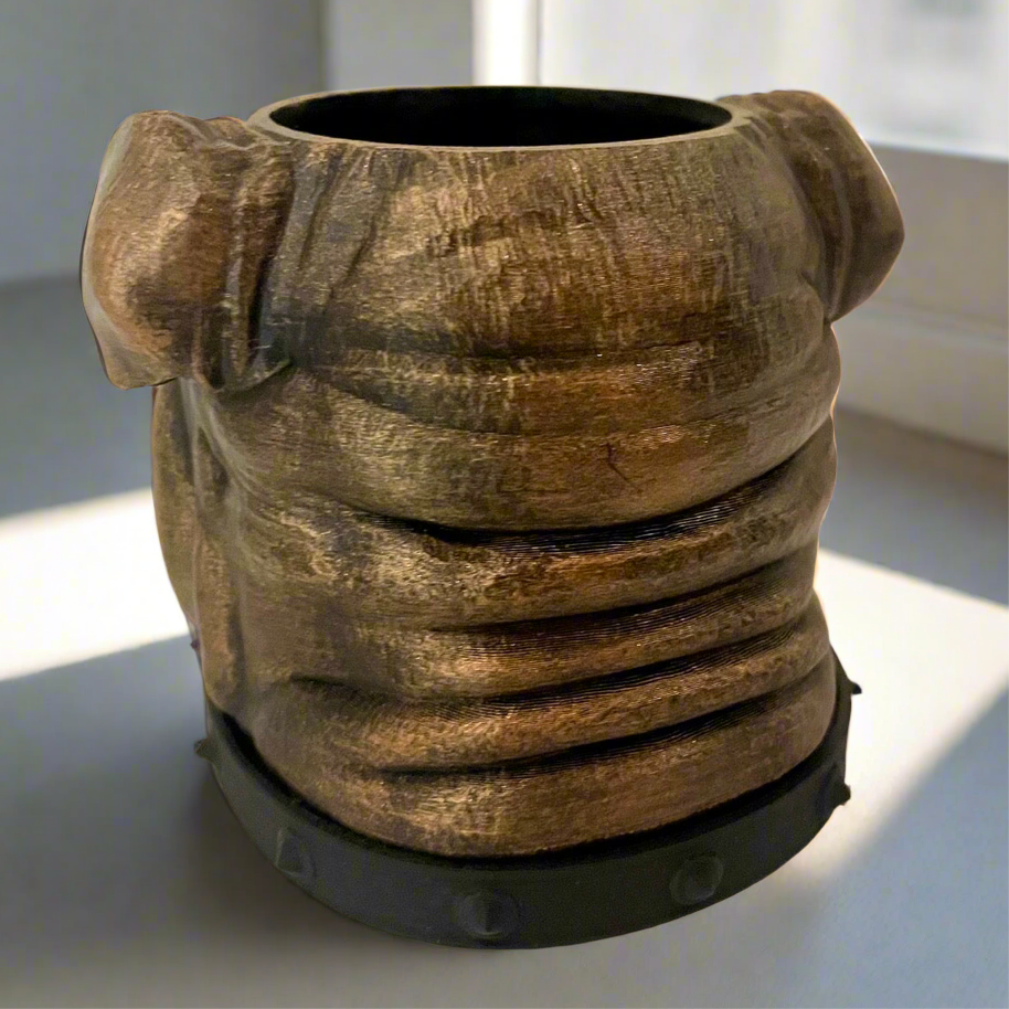 Spike Bulldog Planter with Drip Tray