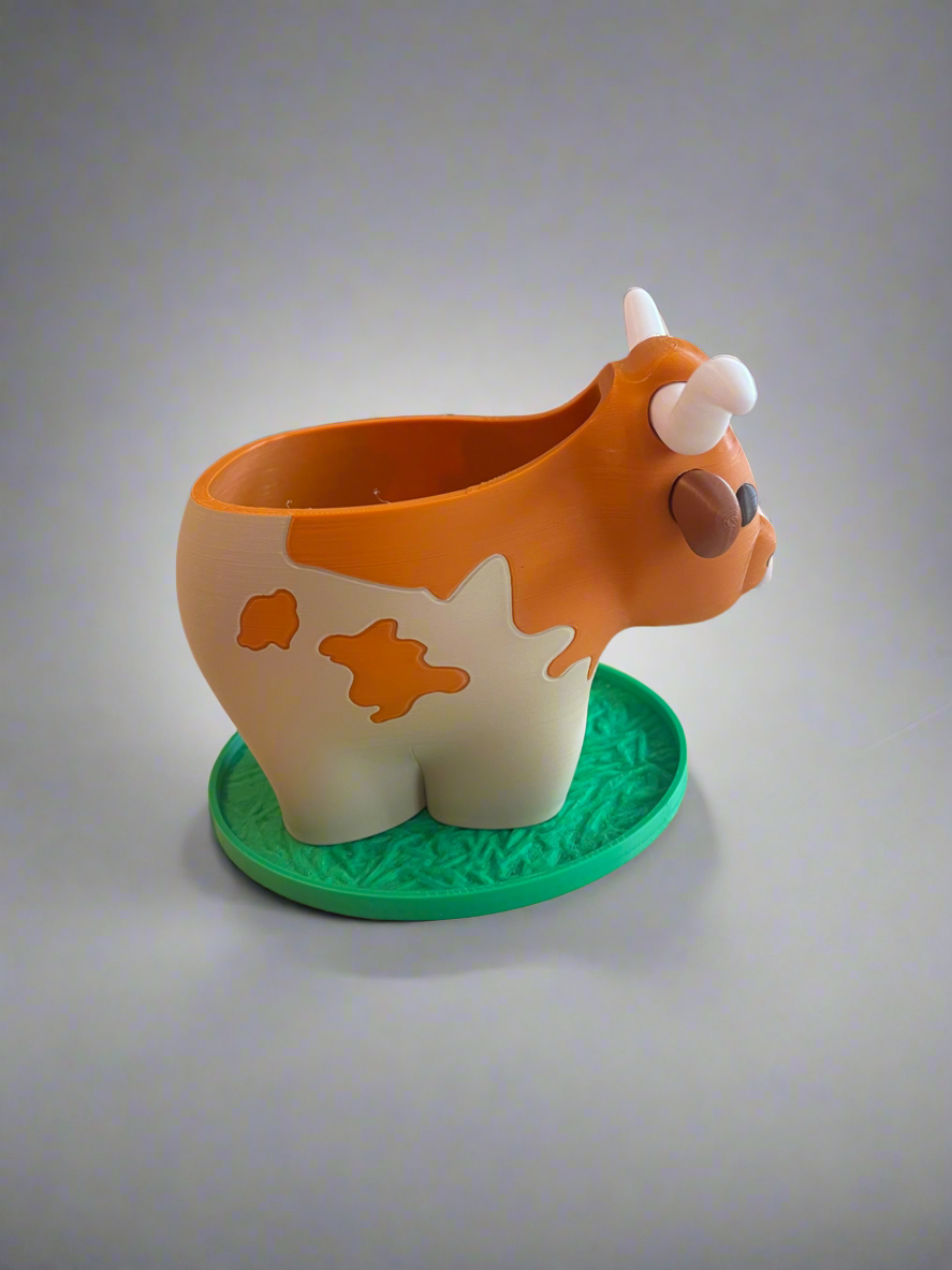 Longhorn Planter with Drip Tray