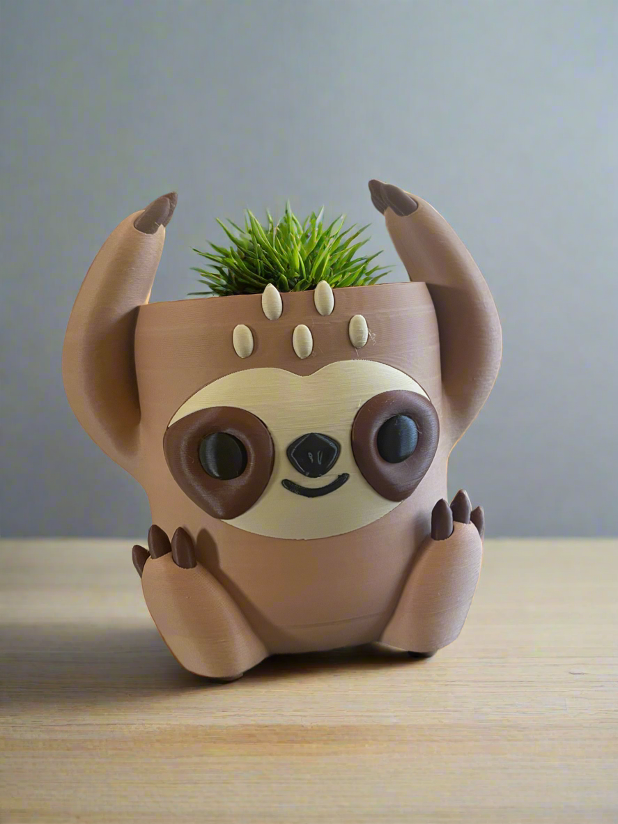 indoor sloth planter Sloth and Stem Planter – Genetic Designs