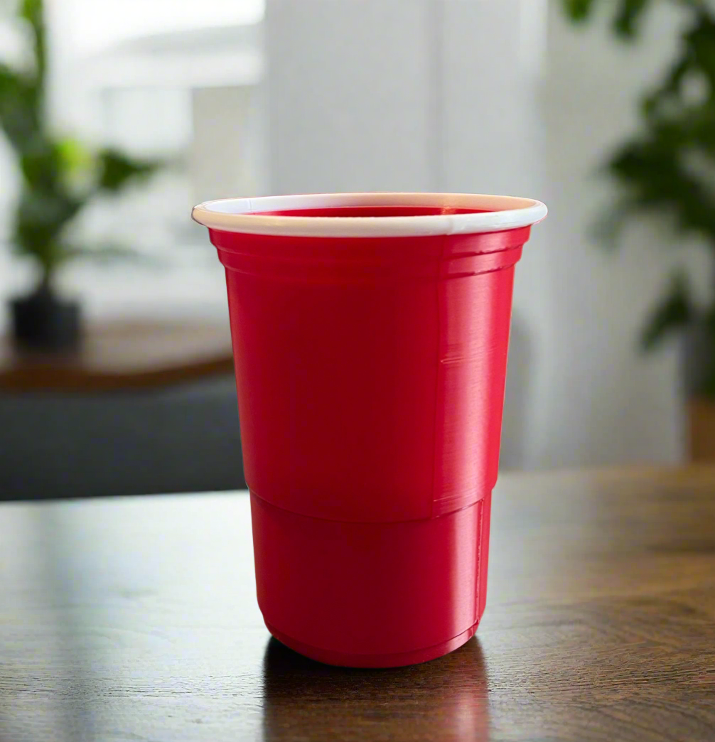Red Solo Cup Planter with Drip Base