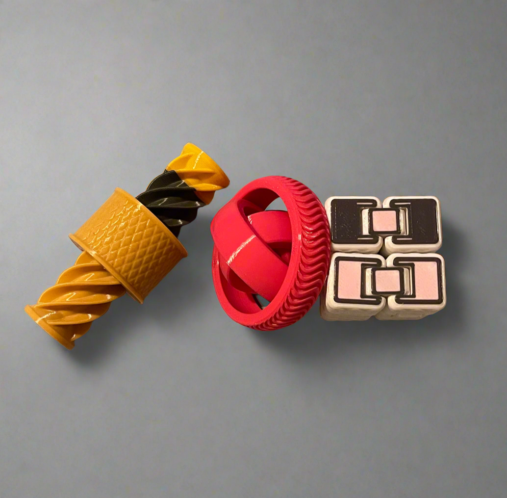 Assorted 3D Printed Fidget Toys
