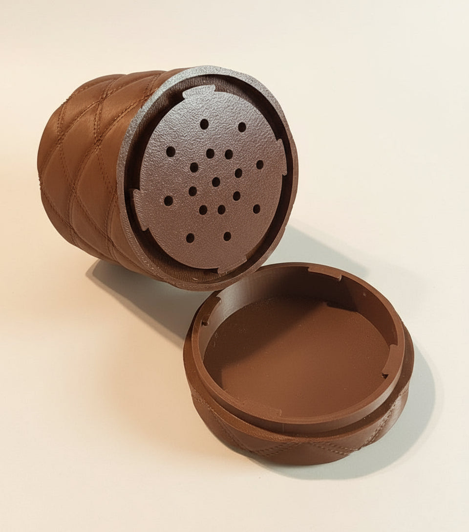 Gentle Stitch Planter with Hidden Drip Base