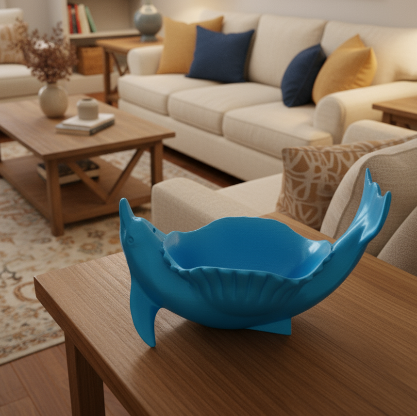 Dolphin Splash Planter