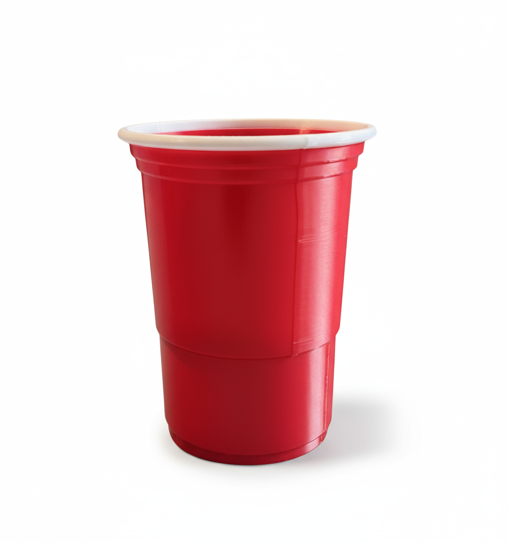 Red Solo Cup Planter with Drip Base