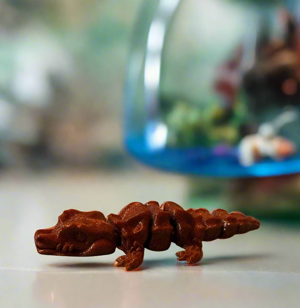Snappy 3D Printed Articulated Crocodile
