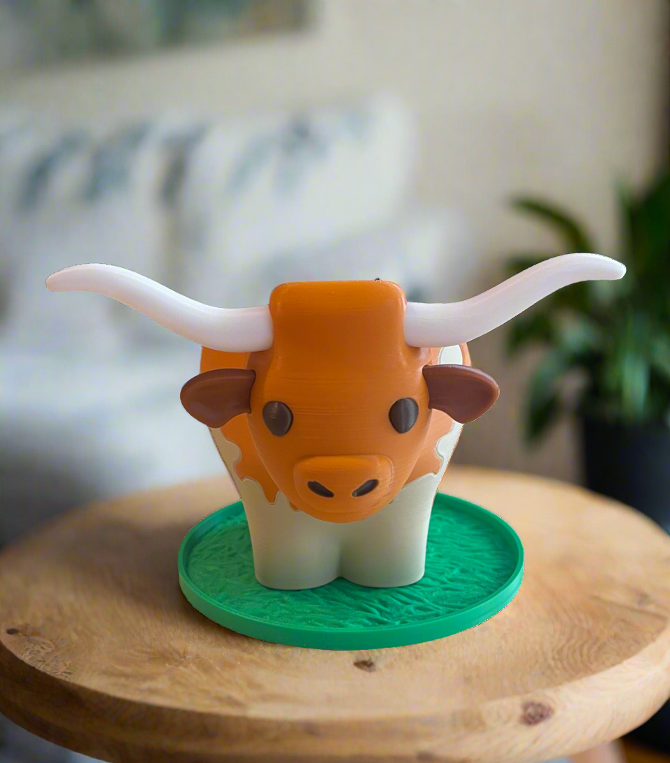 Longhorn Planter with Drip Tray