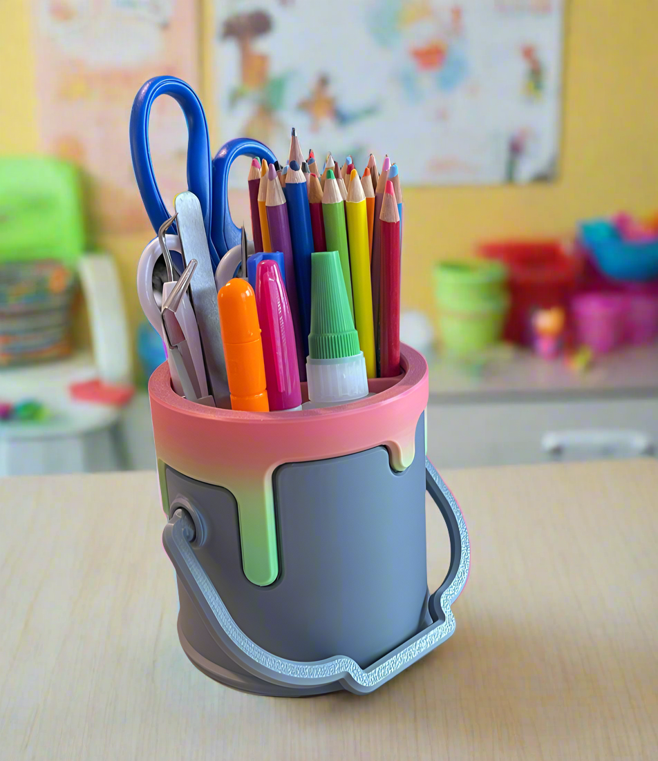 Painter’s Brush Pen Caddy