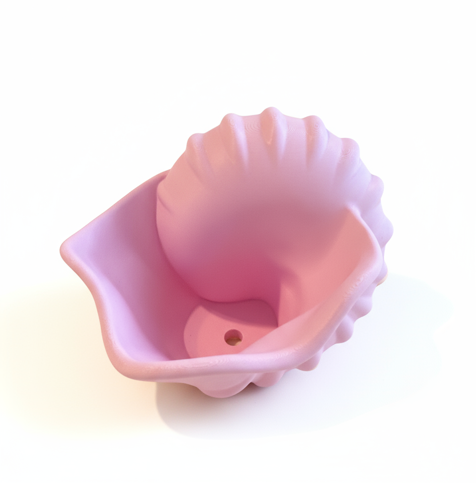 Conch Shell Beach Beauty Planter