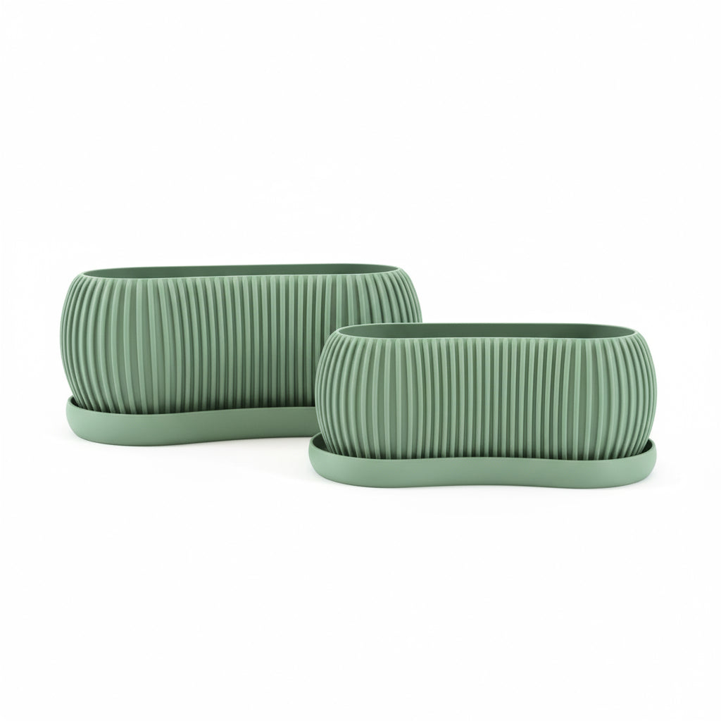 Terra Planter with Drip Tray