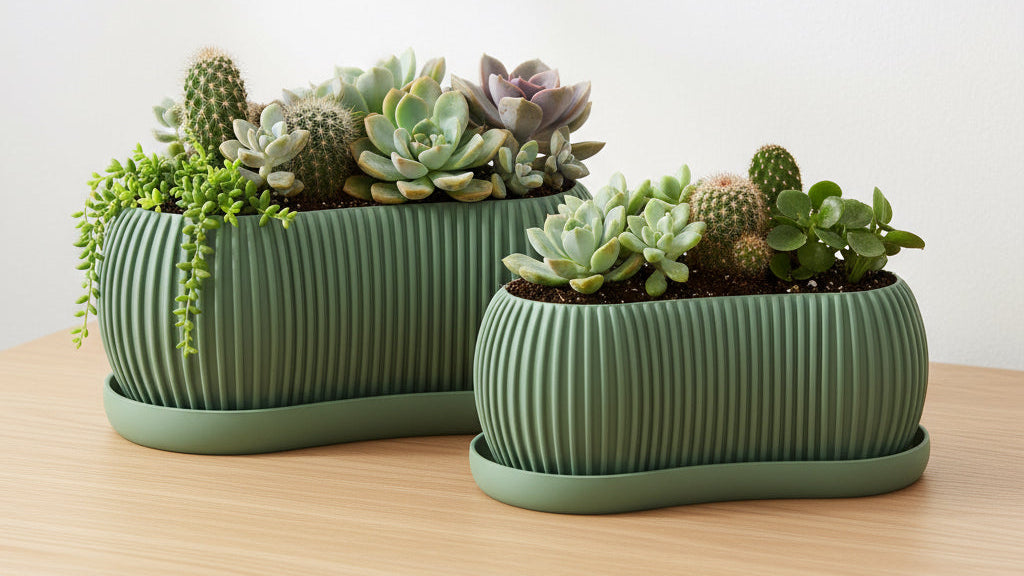 Terra Planter with Drip Tray – Genetic Designs