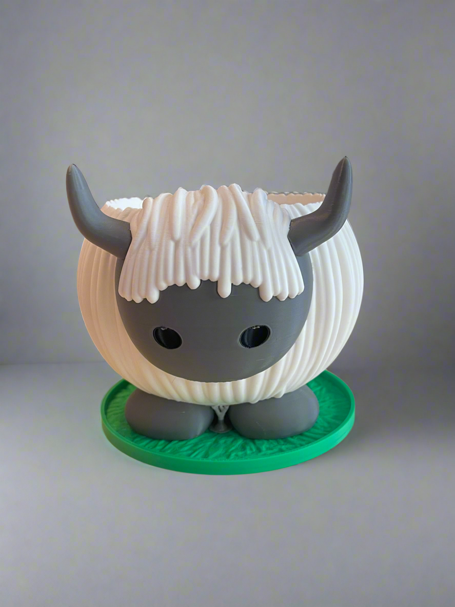 Sheep Planter with Drip Tray
