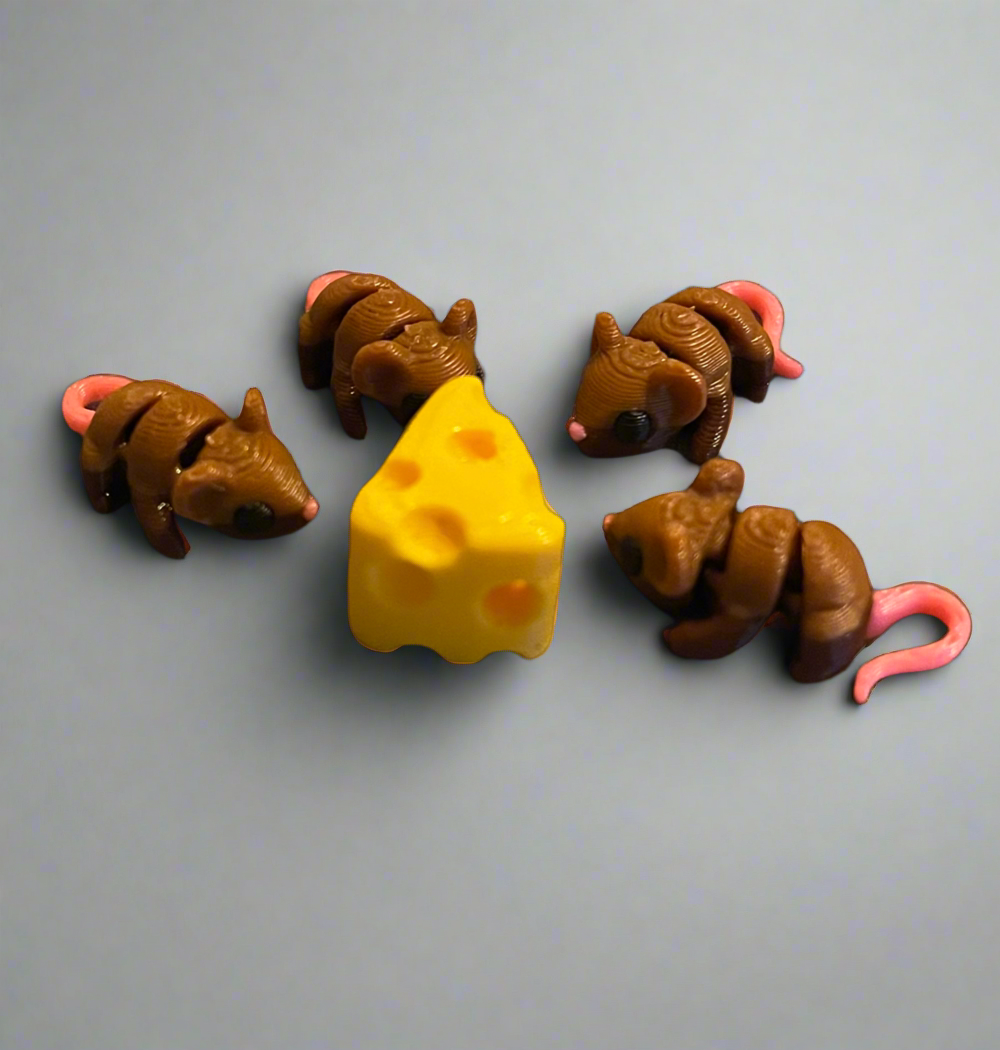 Pocket Pets Articulated Mouse Family