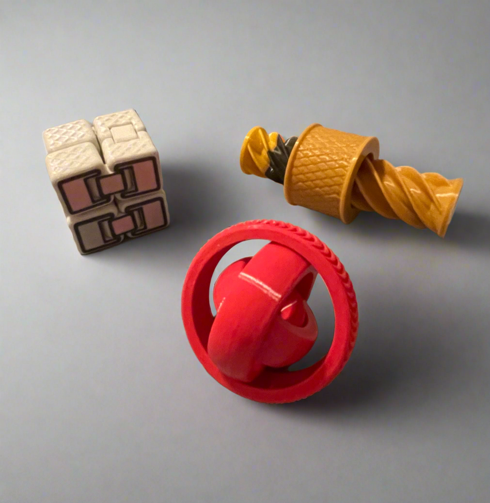 Assorted 3D Printed Fidget Toys