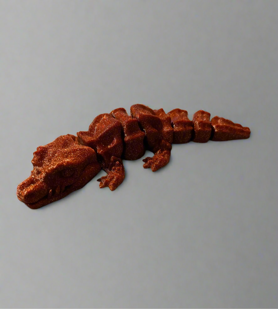 Snappy 3D Printed Articulated Crocodile