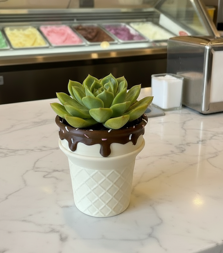 Sprinkle Scoop Planter