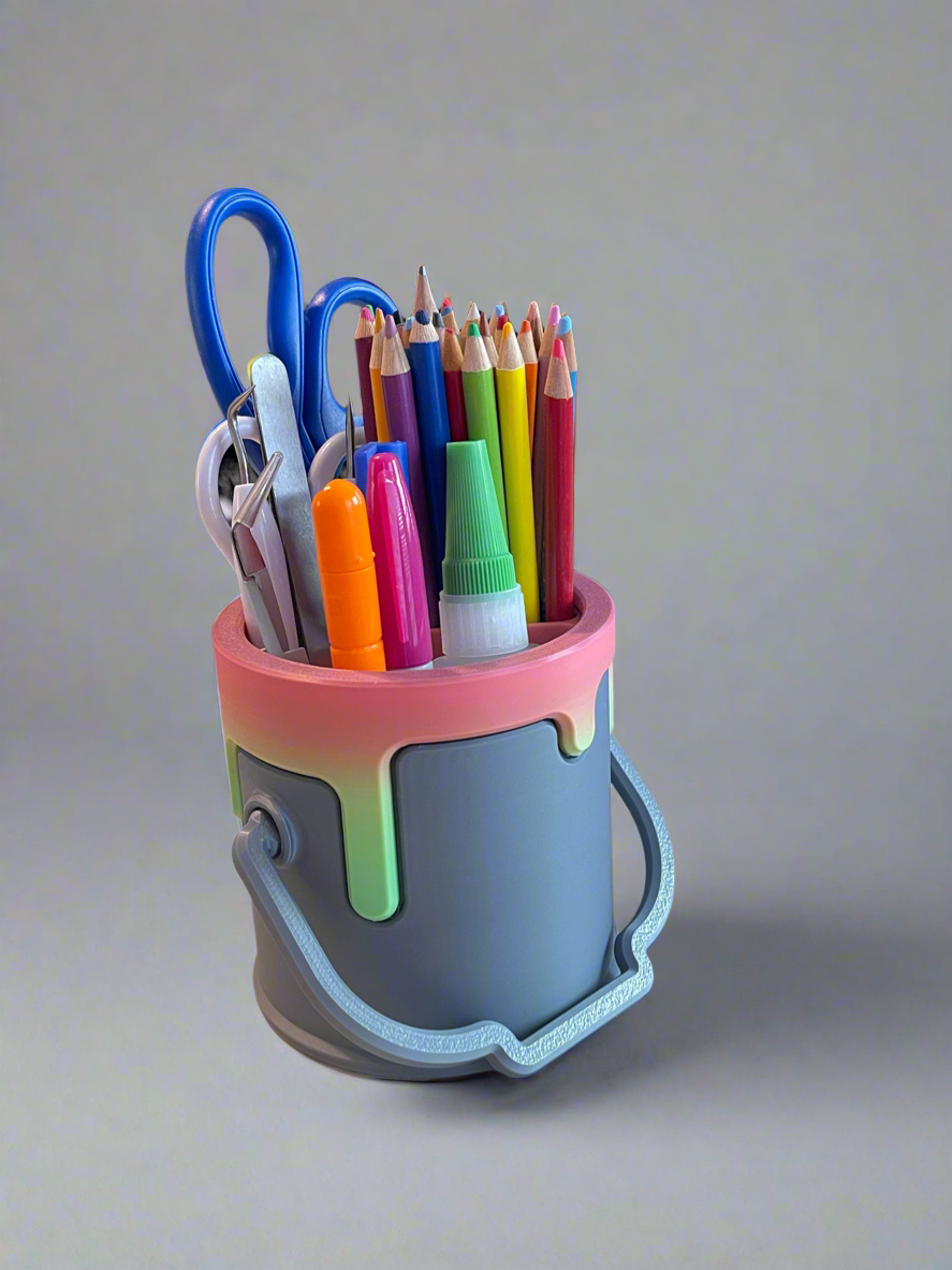Painter’s Brush Pen Caddy