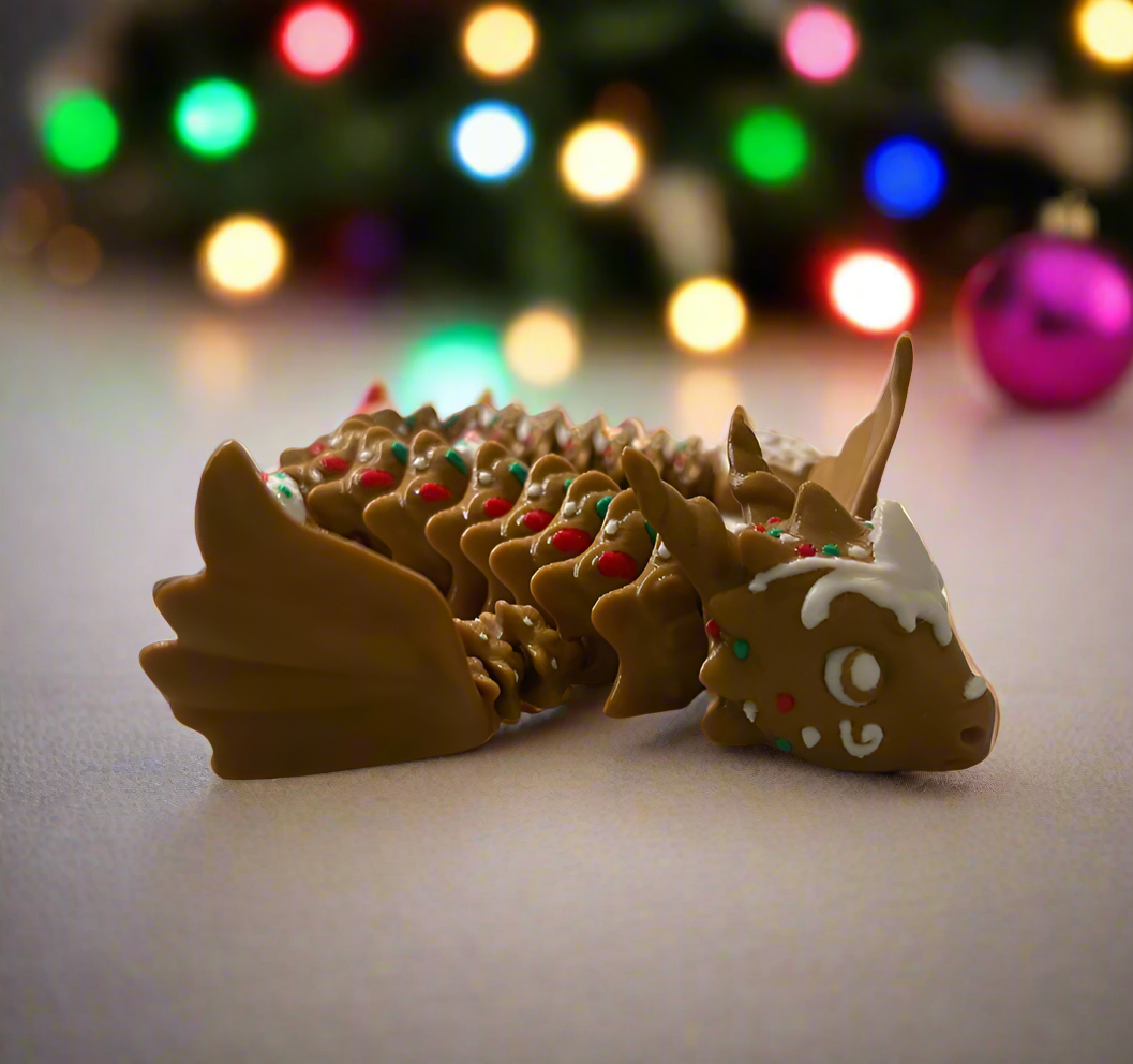 Gingerbread Holiday Dragon
