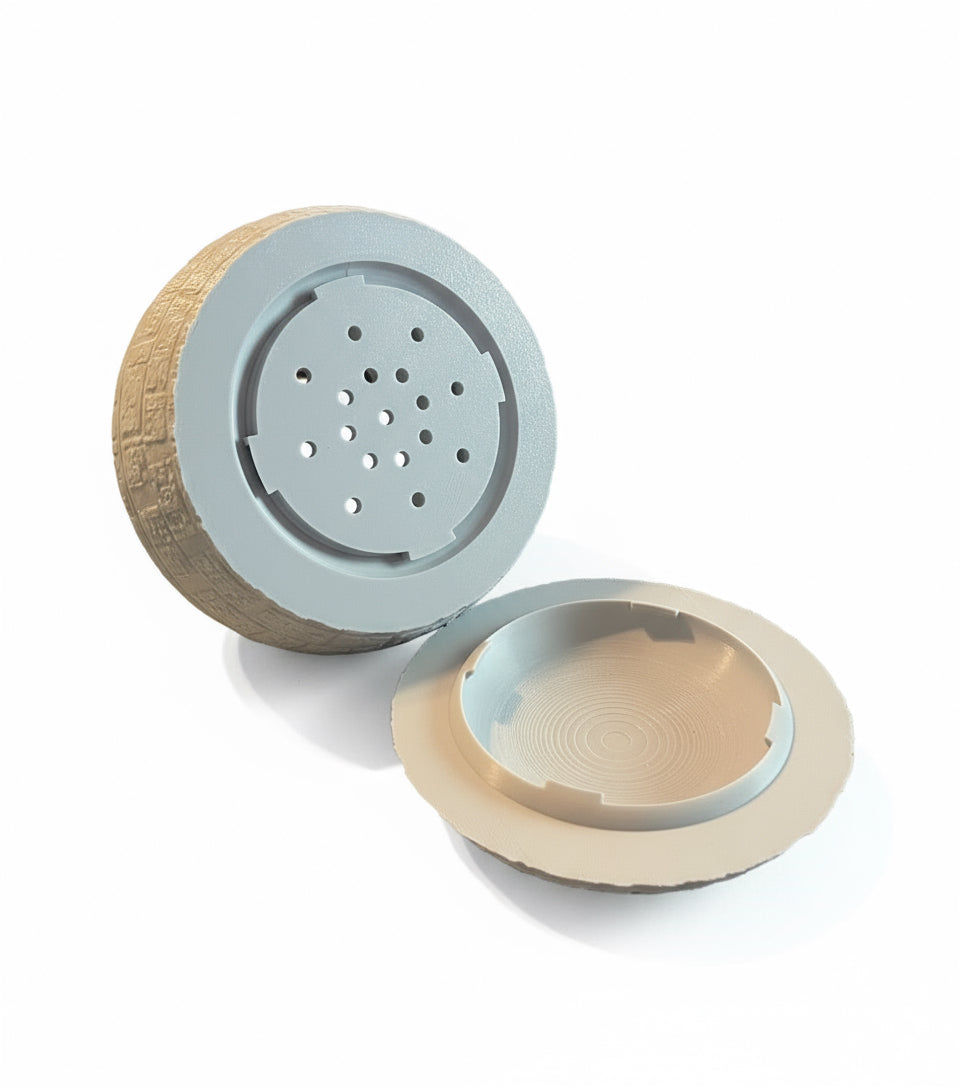 Orbital Base Planter with Hidden Drip Base