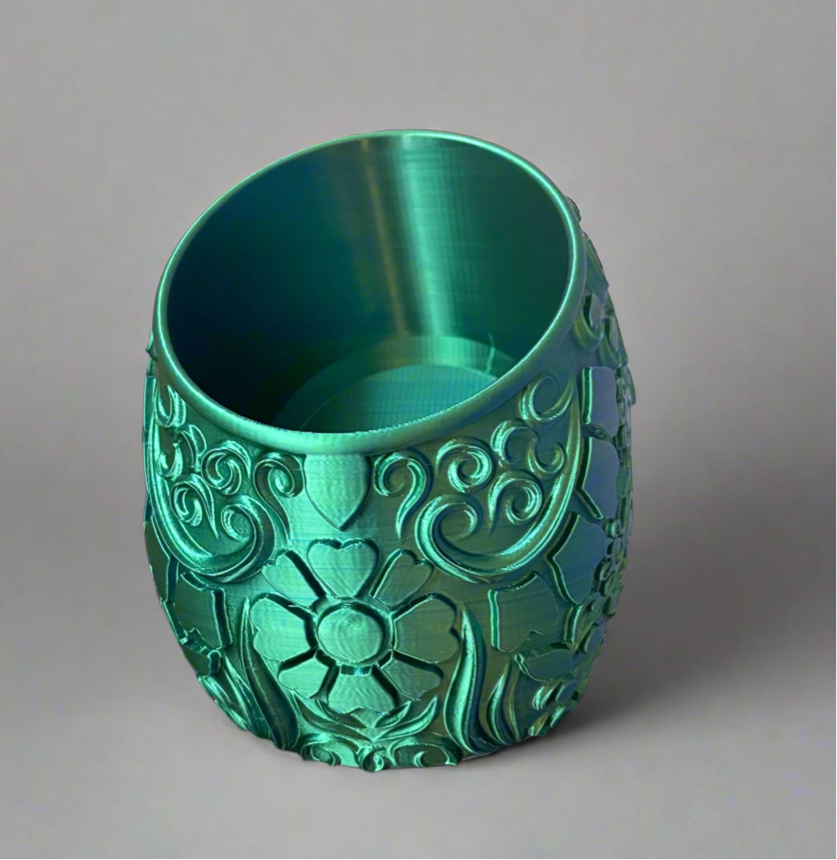 Eternal Bloom – Ornate Gothic Sugar Skull Planter