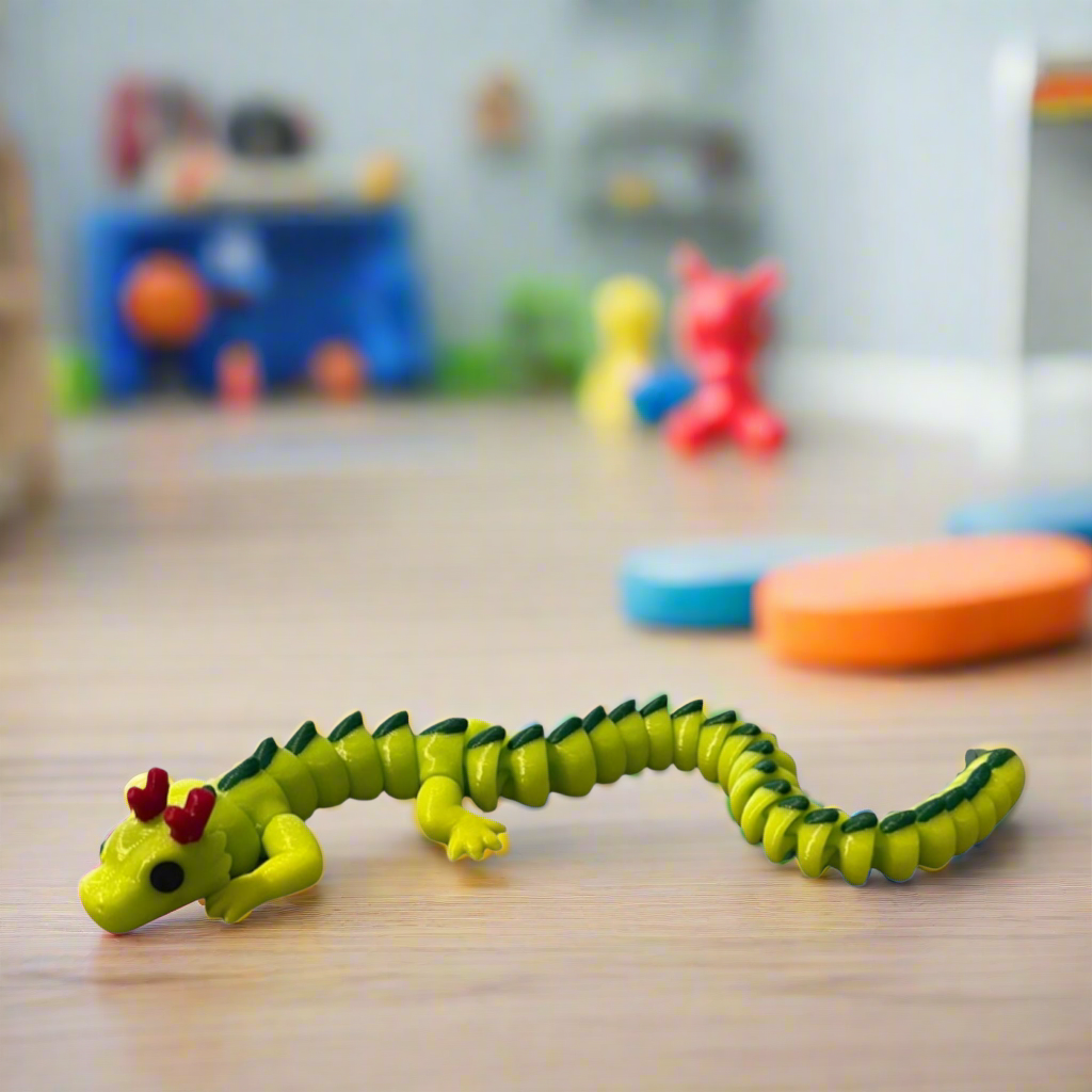 Mythical Majesty 3D Printed Baby Articulated Dragon