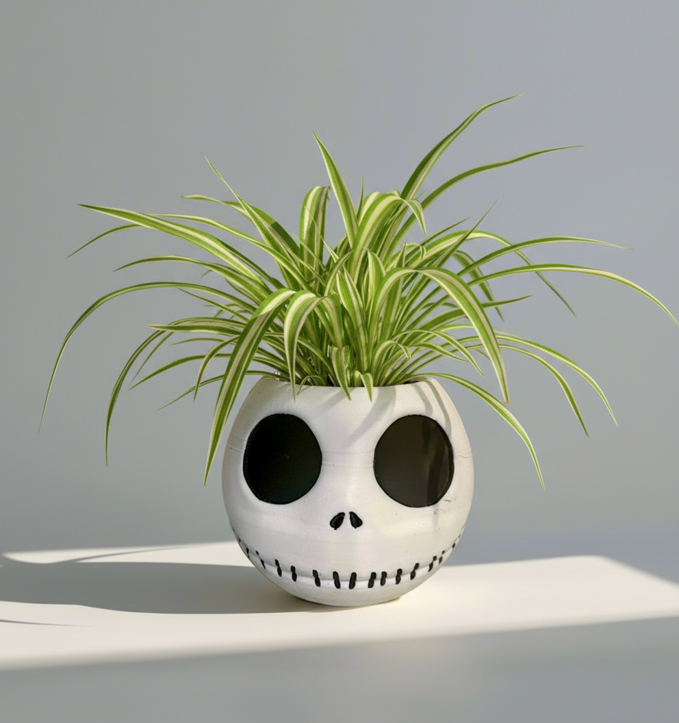 Halloween Mini Skull Planter
