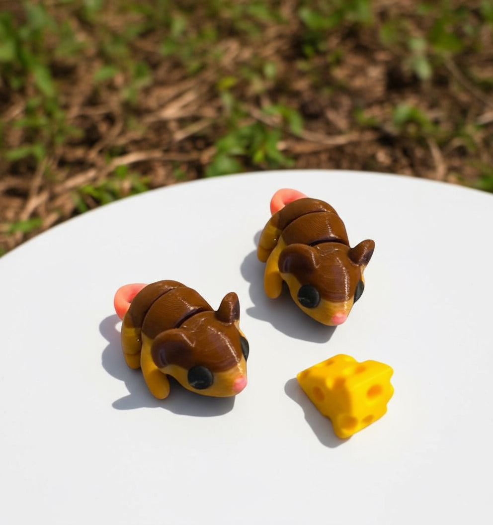 Pocket Pets Articulated Mouse Family