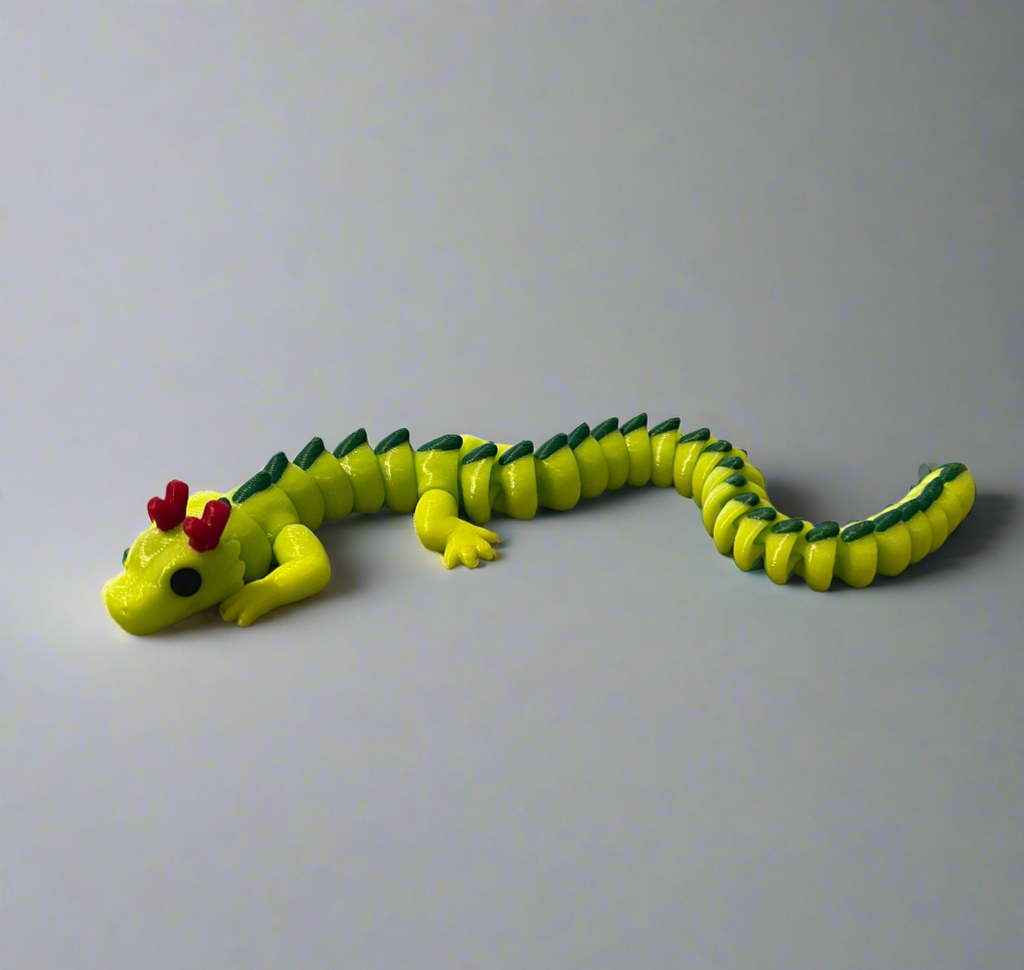 Mythical Majesty 3D Printed Baby Articulated Dragon