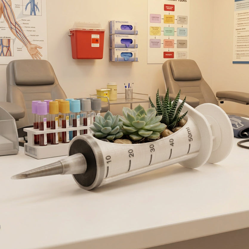 Big Shot Syringe Planter