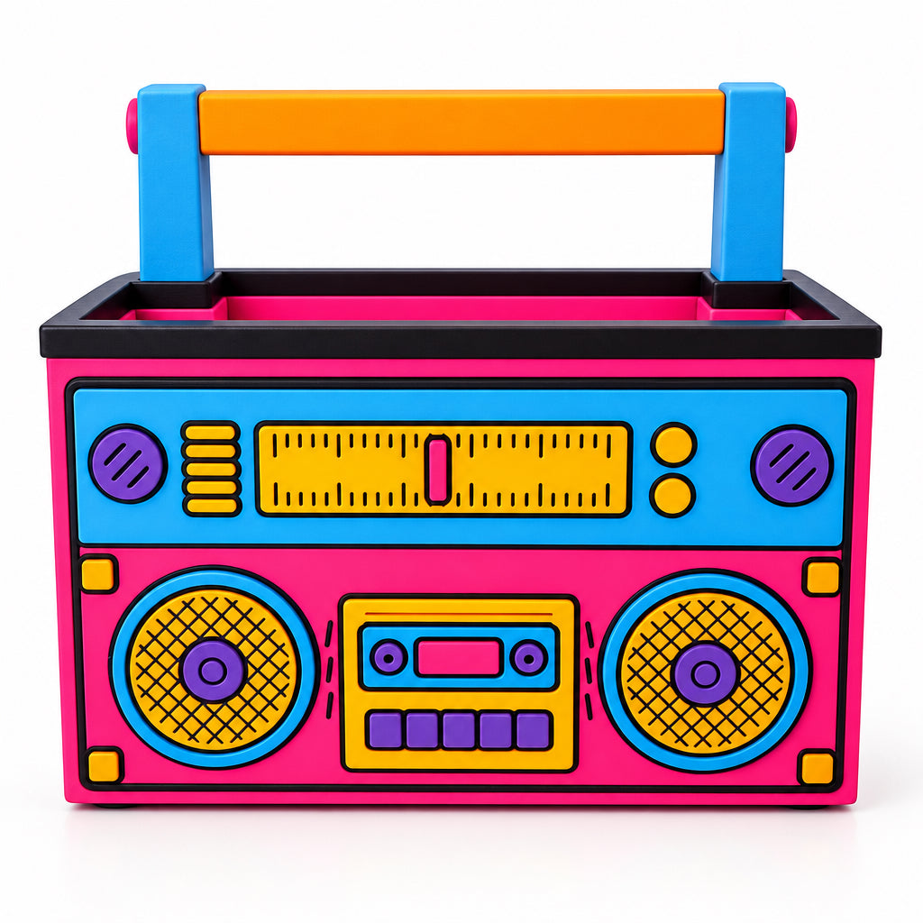 Pump up the Volume - Retro Boombox Planter