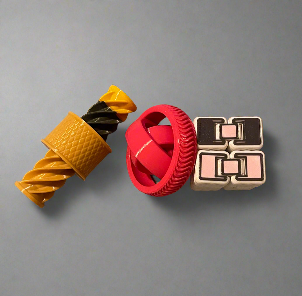 Assorted 3D Printed Fidget Toys