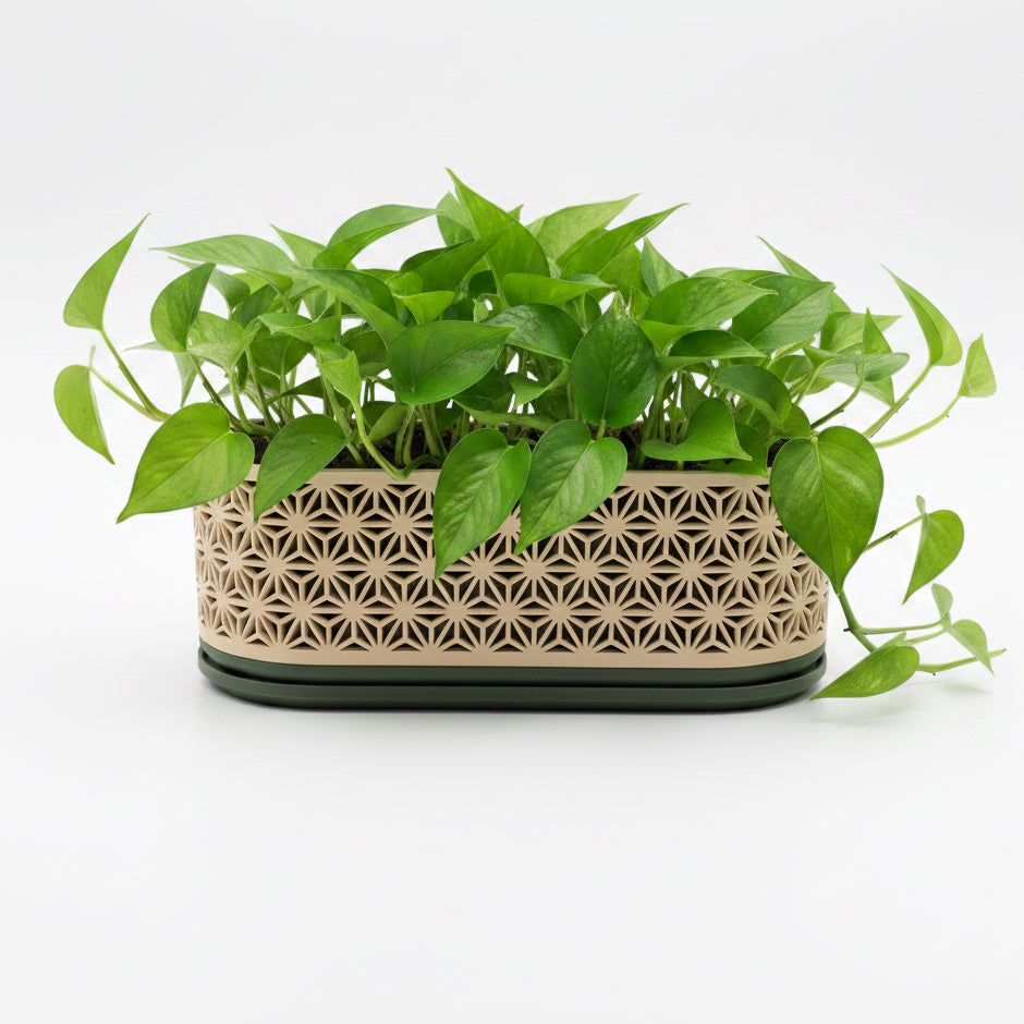 Oblong Kumiko Planter