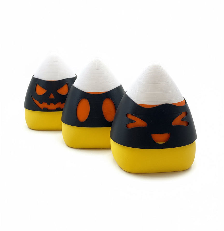 Candy Corn Halloween Glow Decor