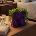 Cheeky Curves Planter with Drip Tray