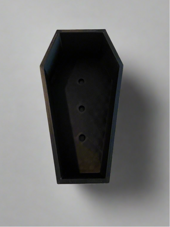 Final Resting Pot- Coffin Planter with Drip Tray