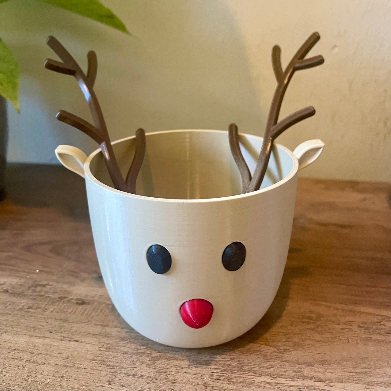 Rudolph Reindeer Pot Planter
