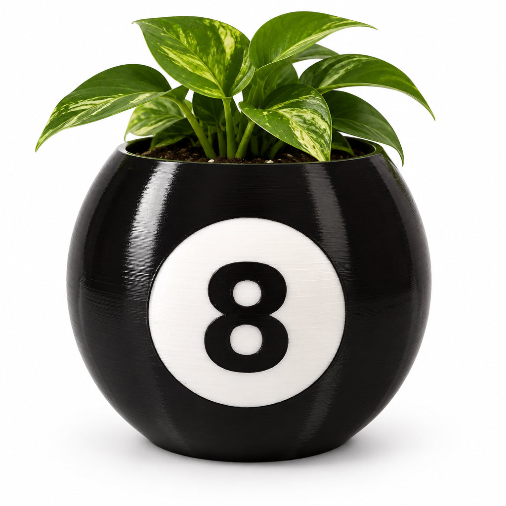 8 Ball Planter