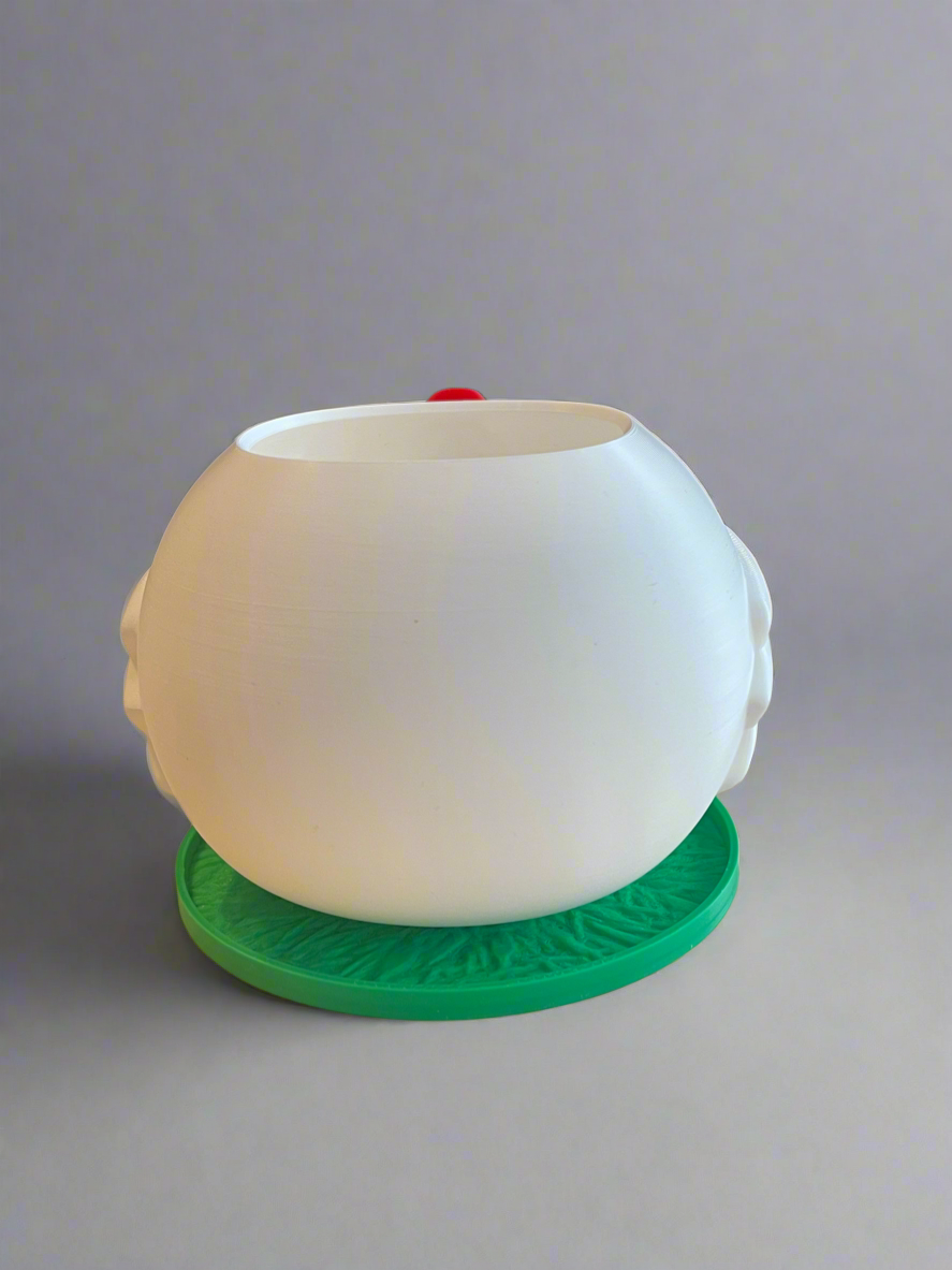 Chicken Planter with Drip Tray