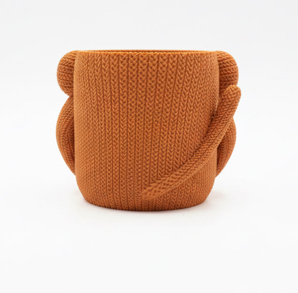 Knitted Monkey Planter