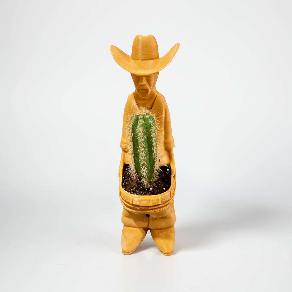 Naughty Cowboy Planter