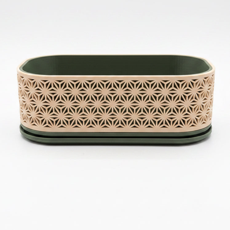 Oblong Kumiko Planter
