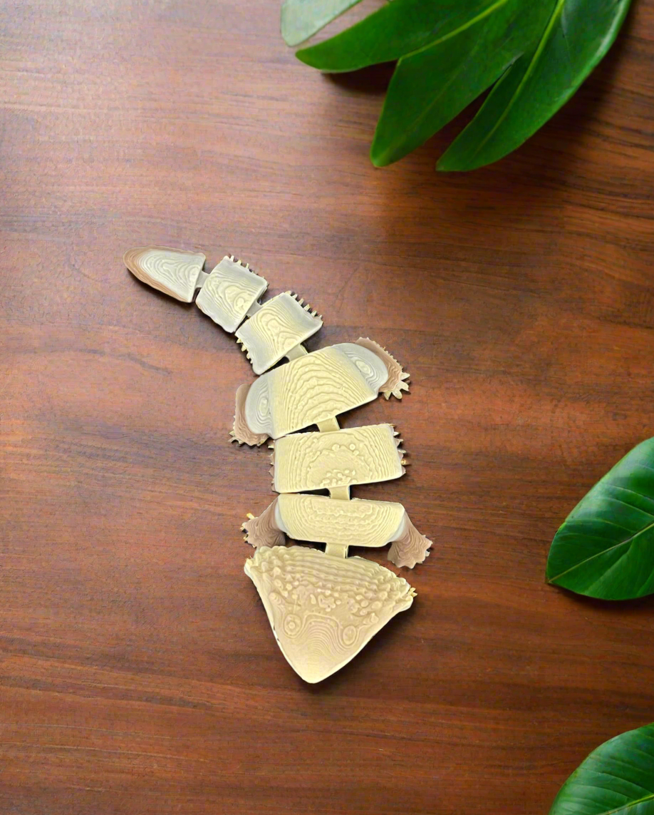 Colorful Horned Gecko Keychain / Desk Toy