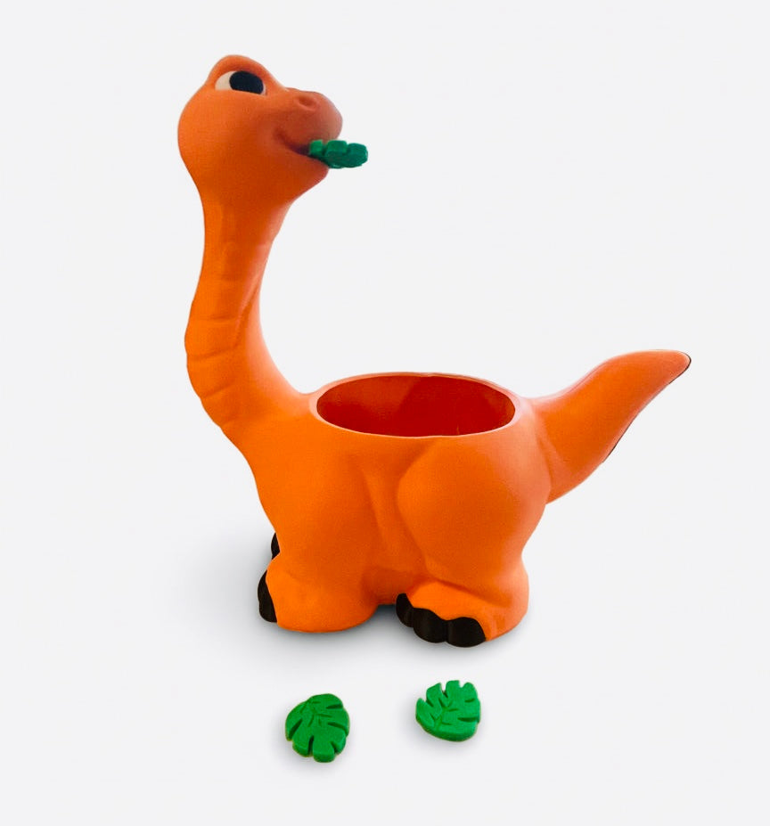 Brontosaurus Bites Dinosaur Planter