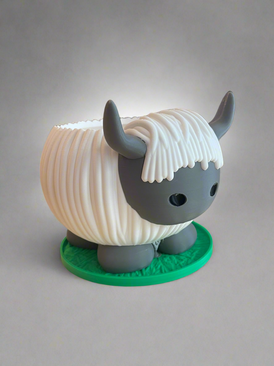 Sheep Planter with Drip Tray