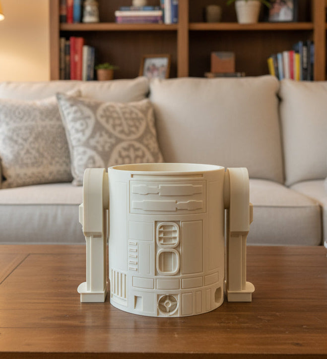 Astro Droid Planter with water level indicator