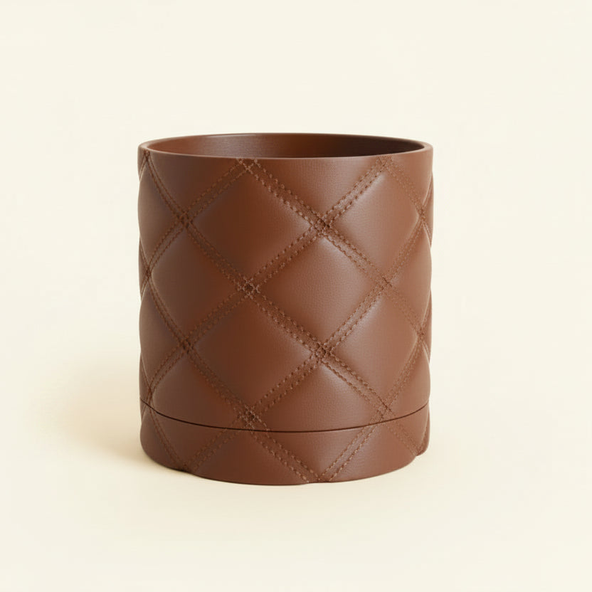Gentle Stitch Planter with Hidden Drip Base