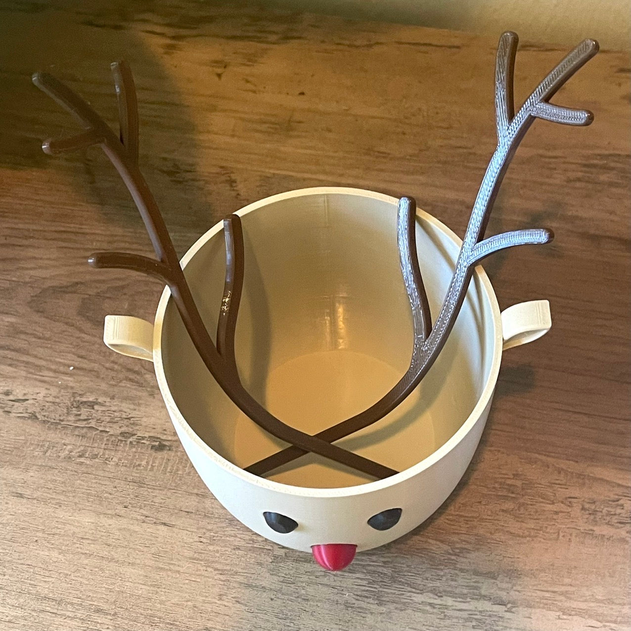 Rudolph Reindeer Pot Planter