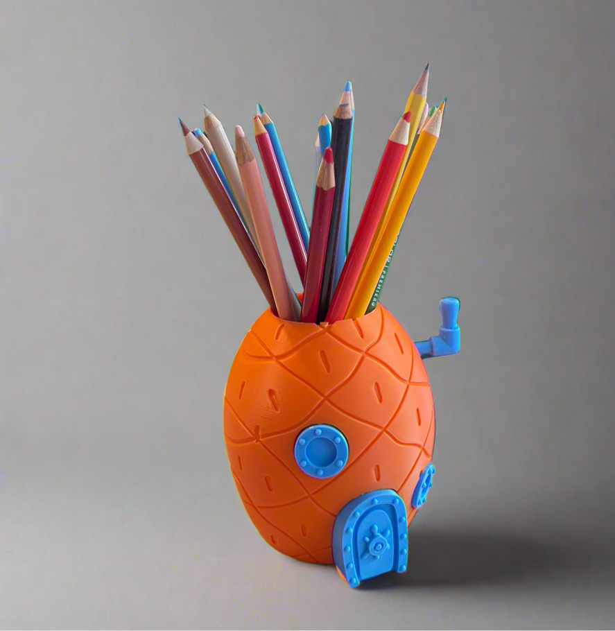 Pineapple Desktop Pen Holder